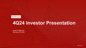 NetEase FY2025 Q3 Earnings Release