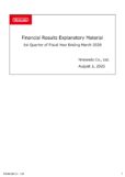 Nintendo FY2026 Q1 Earnings Release