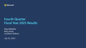 Microsoft FY2025 Q4 Earnings Release