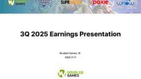DoubleU Games FY2025 Q3 Earnings Release