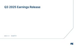NCSoft FY2025 Q3 Earnings Release