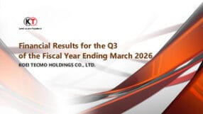 Koei Tecmo FY2025 Q3 Earnings Release