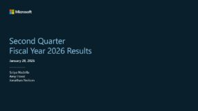 Microsoft FY2026 Q2 Earnings Release