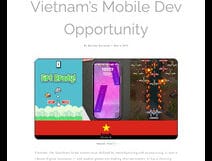 Vietnam’s Mobile Dev Opportunity