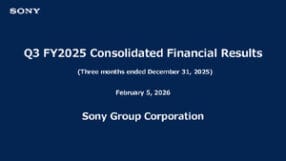 Sony Corporation FY2025 Q3 Corporate Report