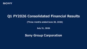 Sony Corporation FY2026 Q1 Corporate Report