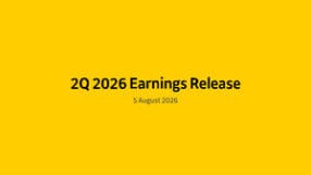 Kakao Games FY2026 Q2 Earnings Release